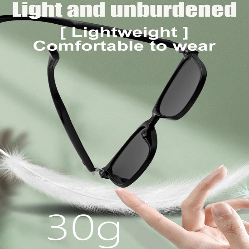 🕶️ Lunettes Connectées Intelligentes GS-08 – Appels, Musique & Protection Anti-Lumière Bleue