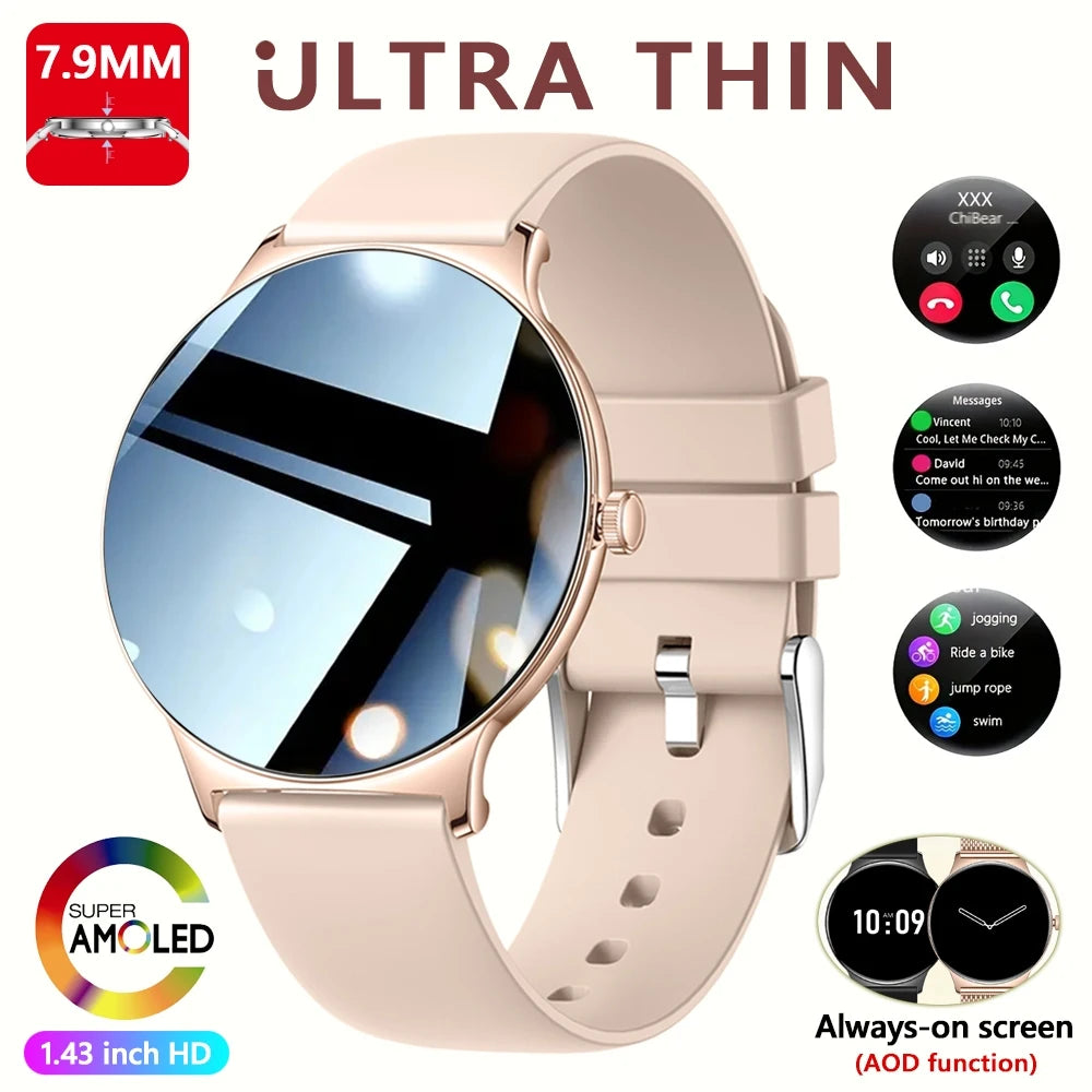 Montre Connectée ChiBear V89 – Écran AMOLED 1.43’’ Ultra HD & Appels Bluetooth