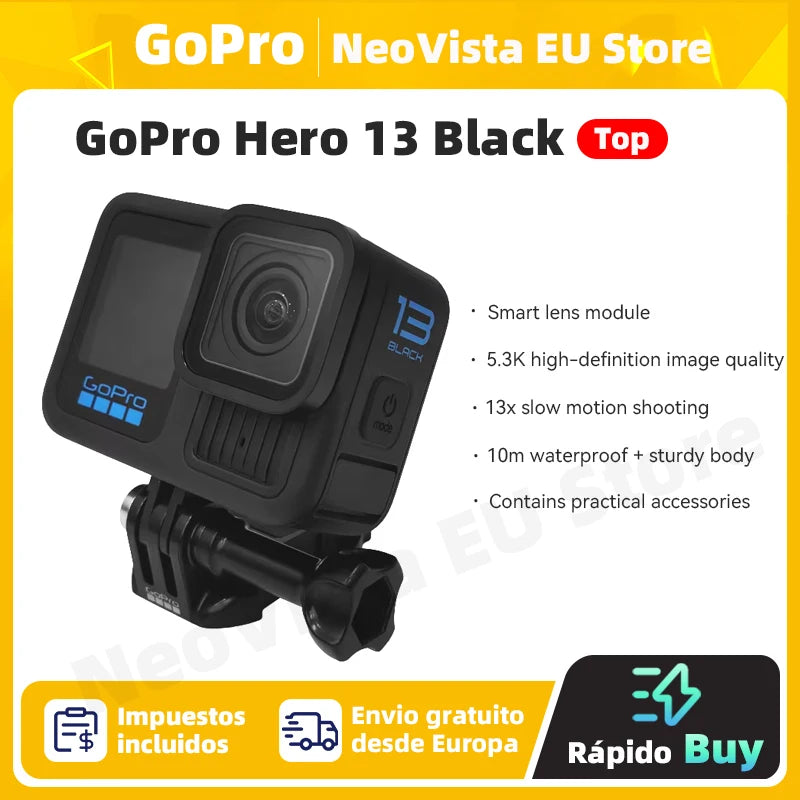 Caméra Sport Étanche et Stabilisée - GoPro HERO 13 Black