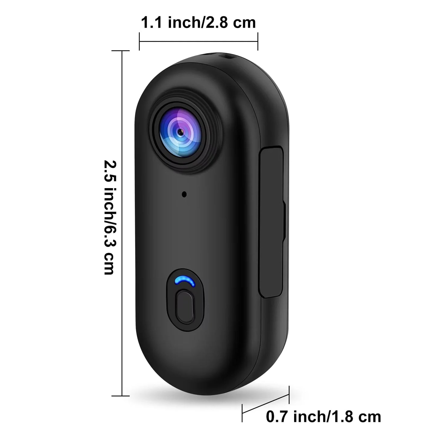 Mini Caméra Sport 4K Ultra HD – Compacte, Étanche & Polyvalente
