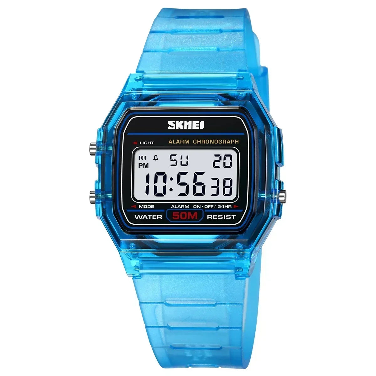 Montre digitale SKMEI 2056 – Style, robustesse et fonctionnalités