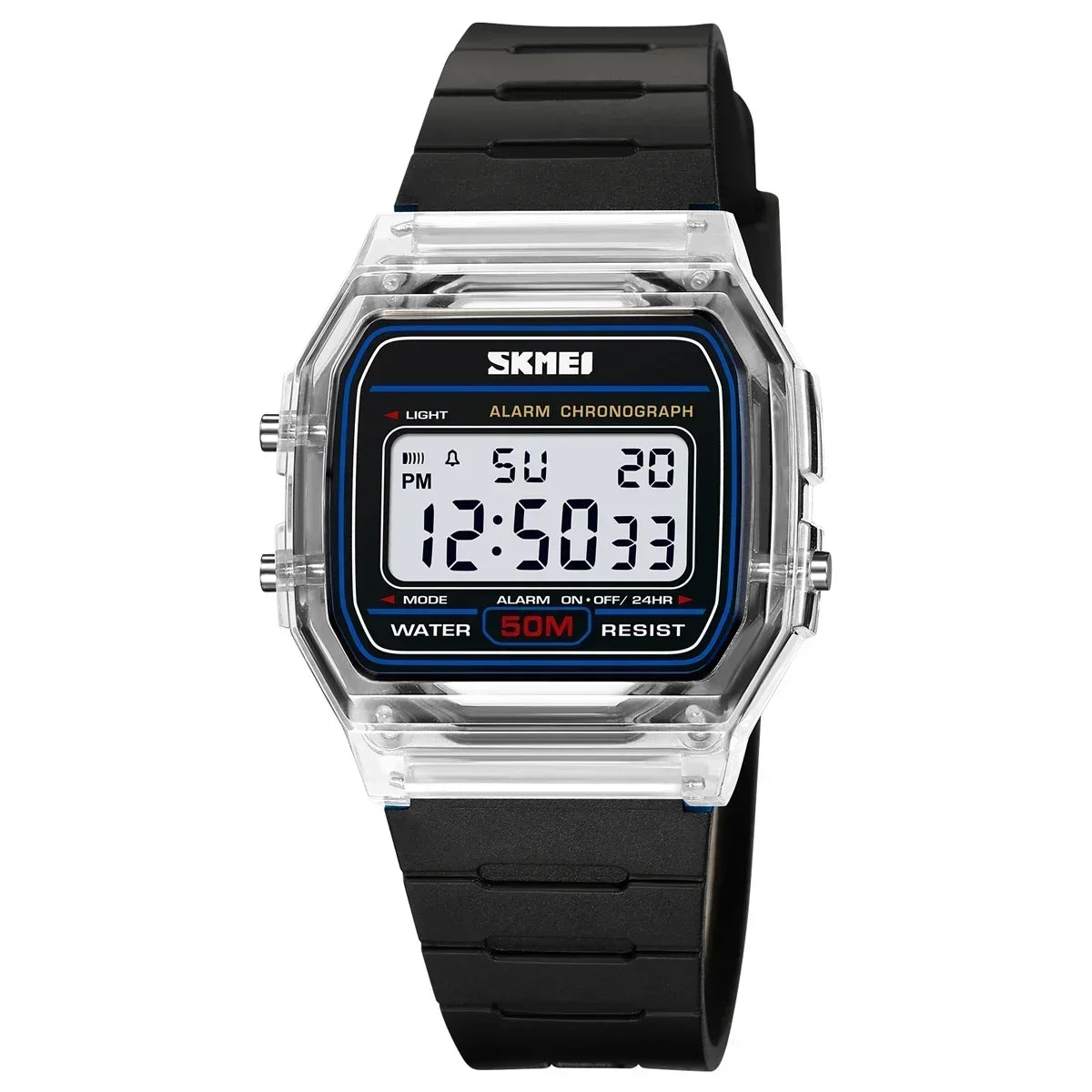 Montre digitale SKMEI 2056 – Style, robustesse et fonctionnalités