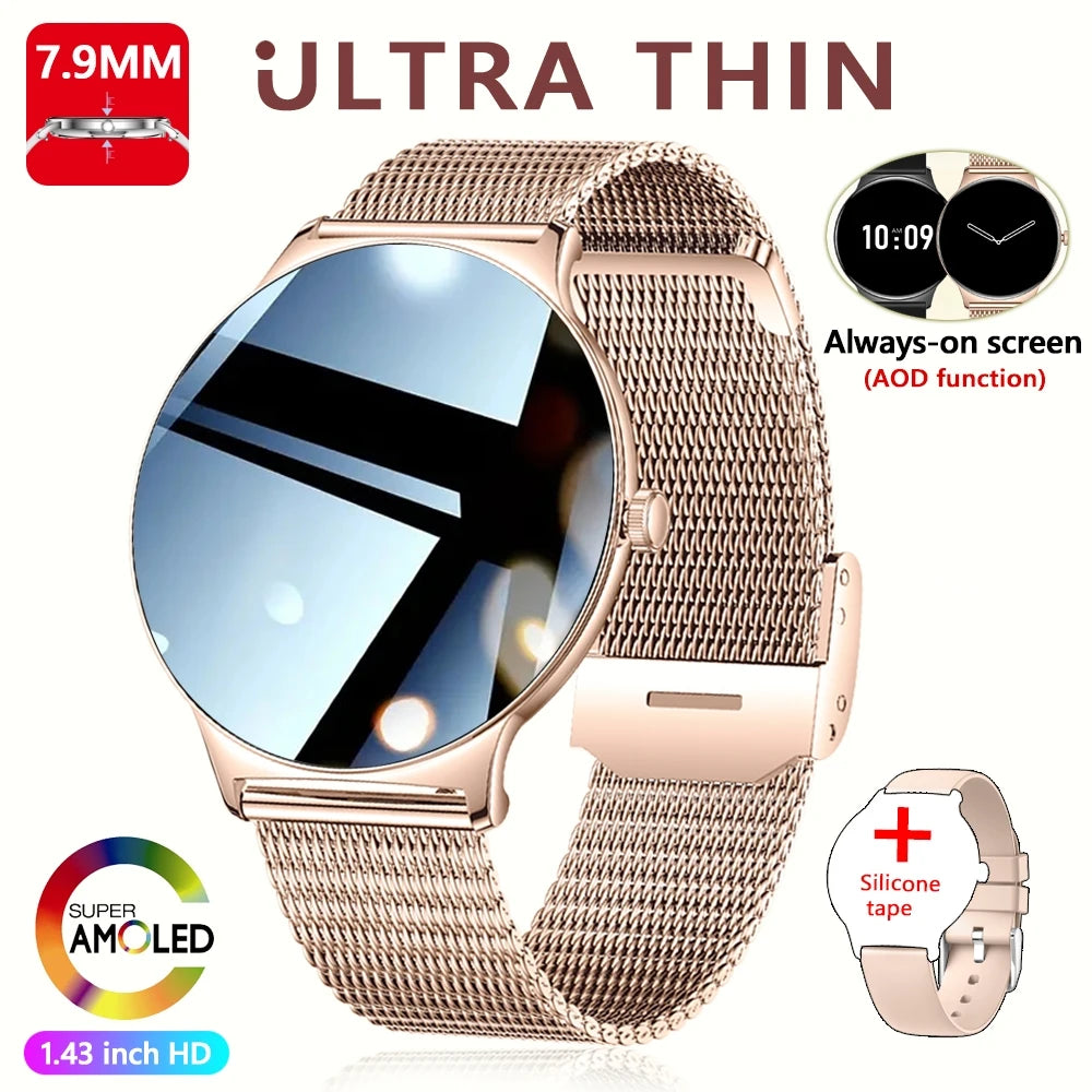Montre Connectée ChiBear V89 – Écran AMOLED 1.43’’ Ultra HD & Appels Bluetooth