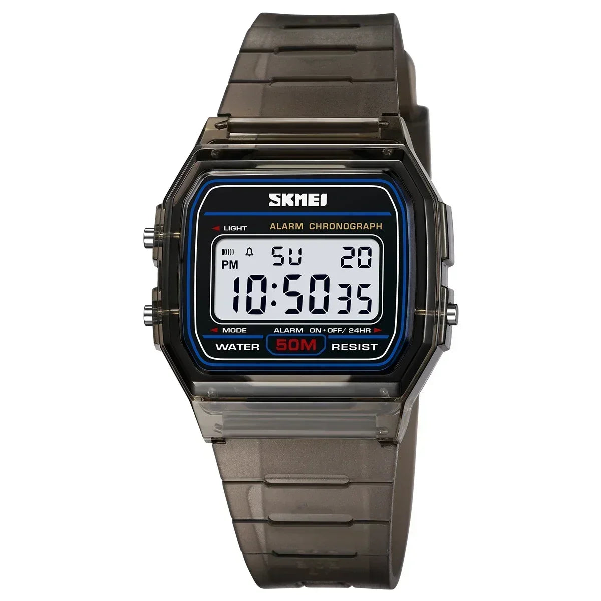 Montre digitale SKMEI 2056 – Style, robustesse et fonctionnalités