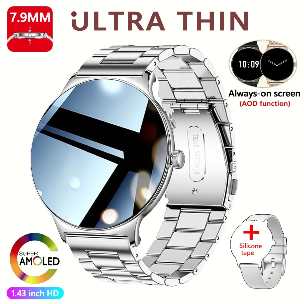 Montre Connectée ChiBear V89 – Écran AMOLED 1.43’’ Ultra HD & Appels Bluetooth