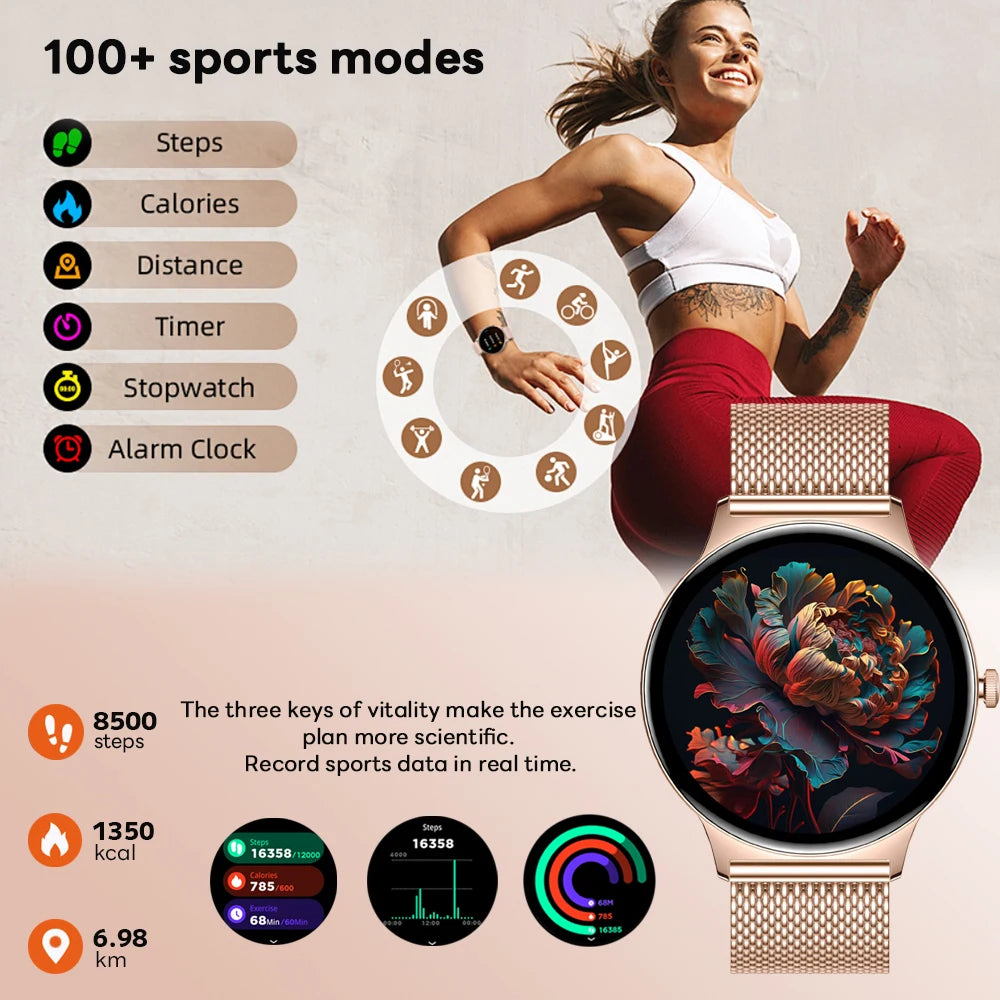 Montre Connectée ChiBear V89 – Écran AMOLED 1.43’’ Ultra HD & Appels Bluetooth