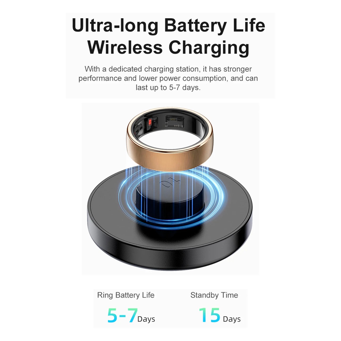 Bague connectée Uhoofit R10 – Suivi santé & fitness de nouvelle génération