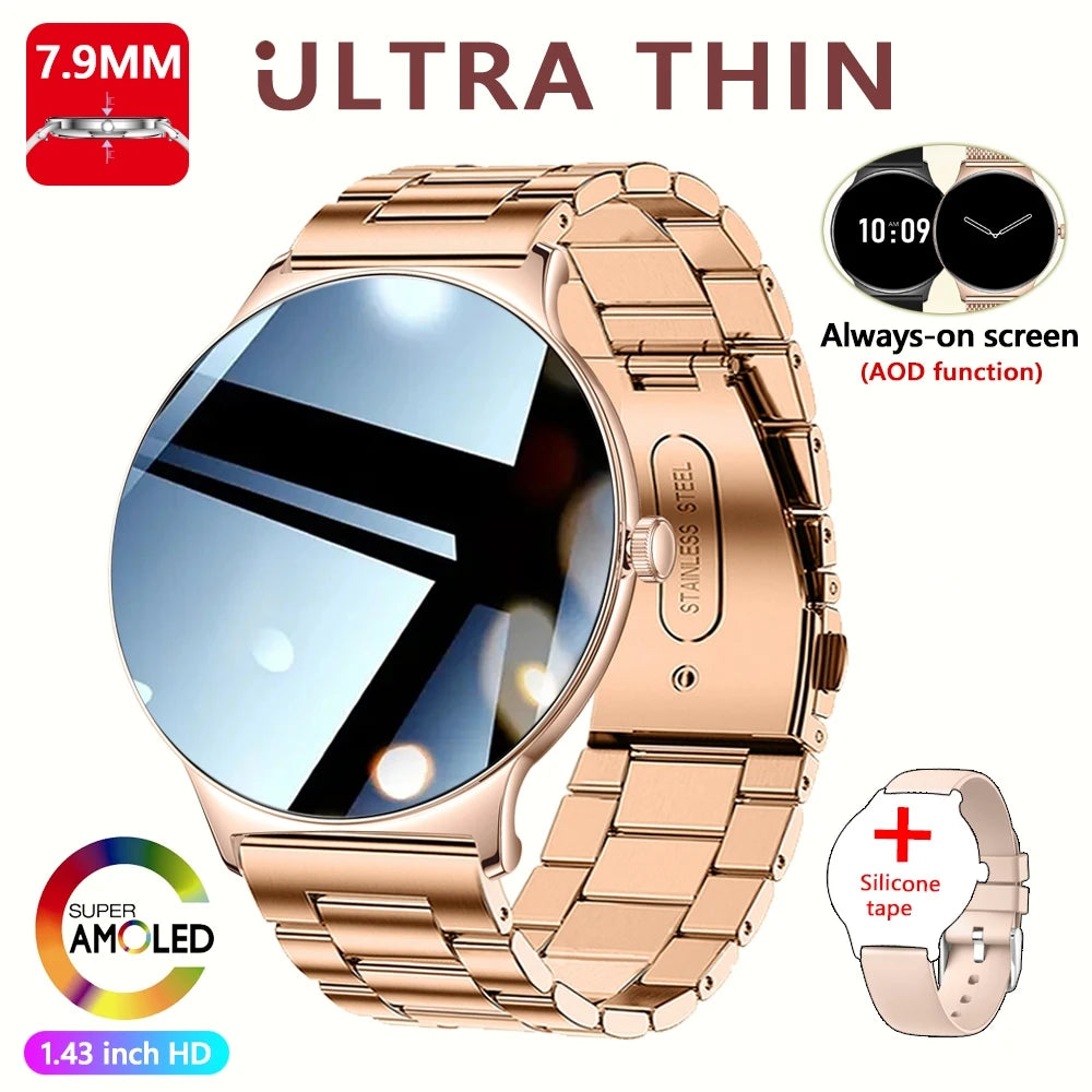 Montre Connectée ChiBear V89 – Écran AMOLED 1.43’’ Ultra HD & Appels Bluetooth
