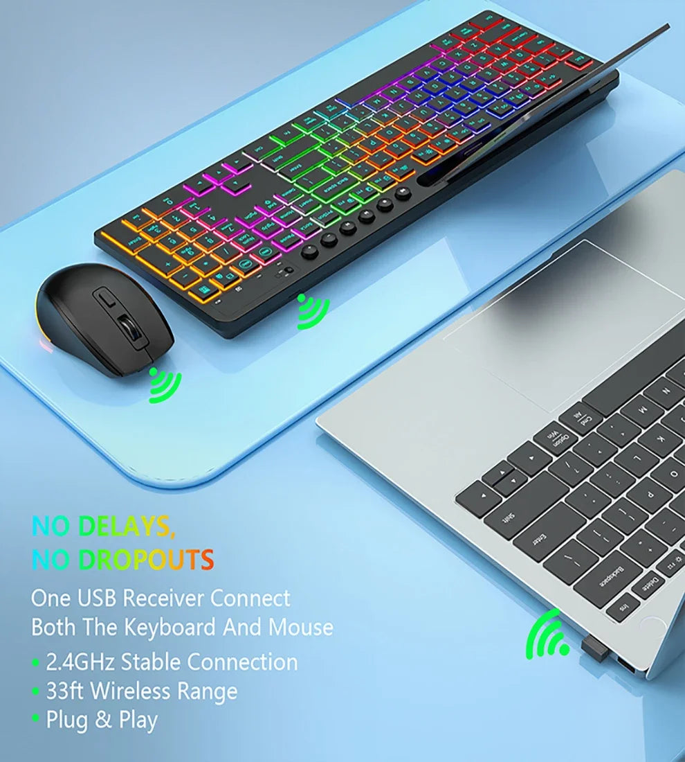 Ensemble clavier & souris Gamer