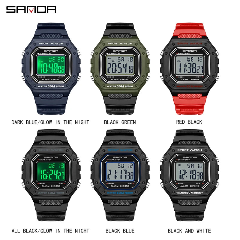 Montre Digitale Sport SANDA 2156