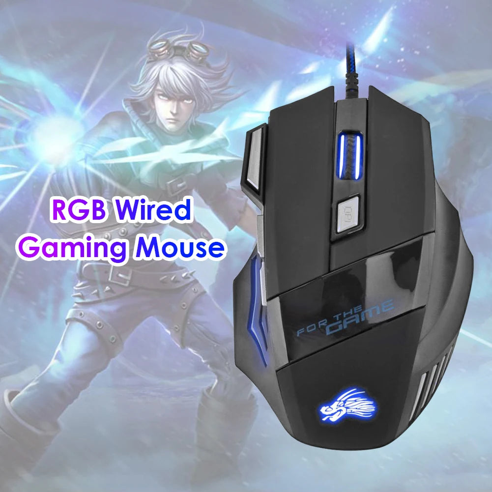Souris gaming lumineuse