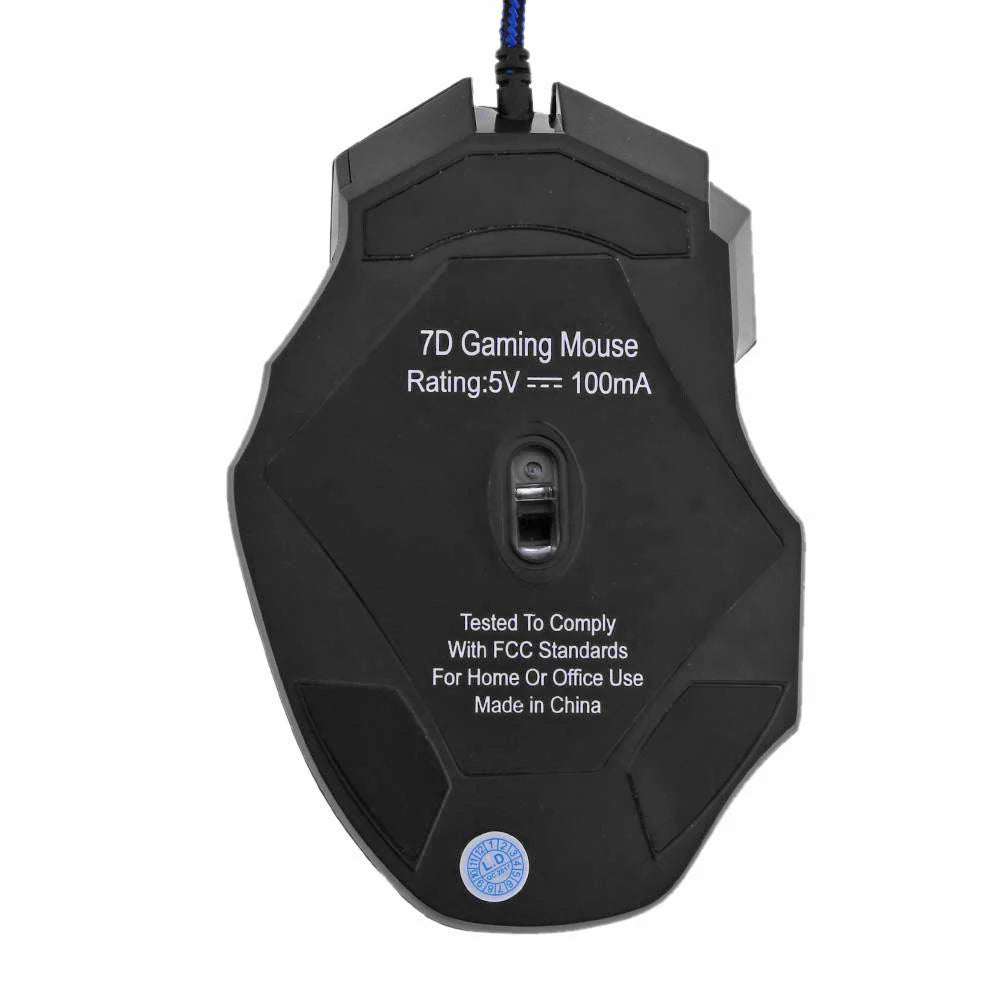 Souris gaming lumineuse