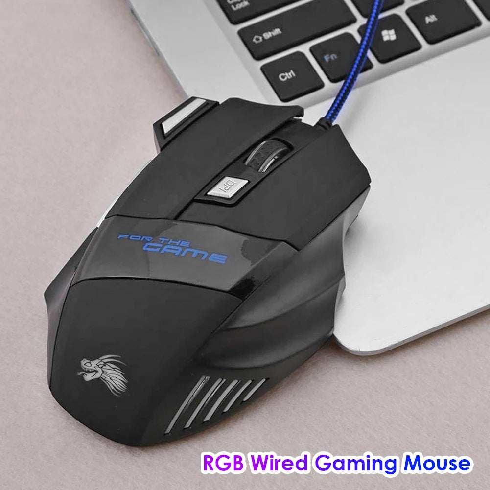 Souris gaming lumineuse