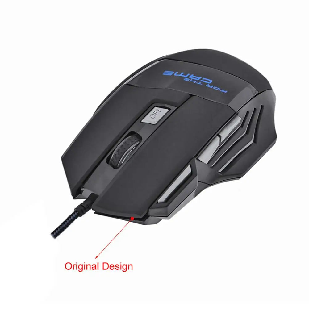Souris gaming lumineuse