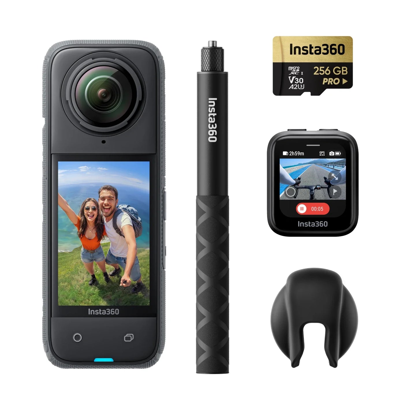 Insta360 X4 - Caméra d'action étanche 360 8K