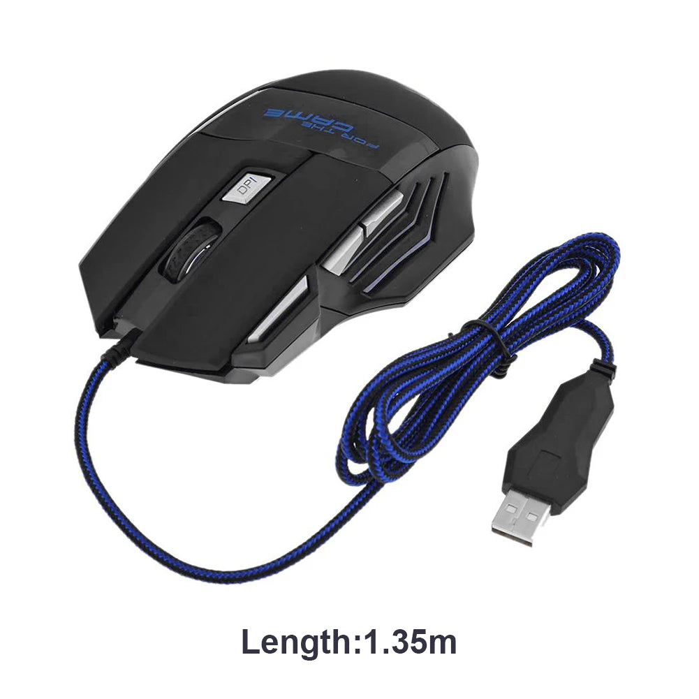 Souris gaming lumineuse